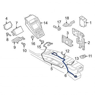 New OEM Antenna Cable Fits, 2017-2020 Lincoln MKZ - Part # HP5Z14D202D