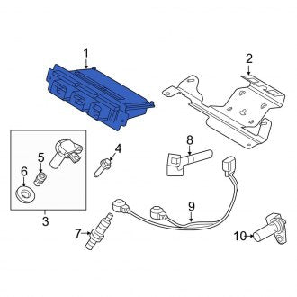 New OEM Engine Control Module (DE9Z12A650DL) Fits, 2013 Lincoln MKT - Part # DE9Z12A650DL