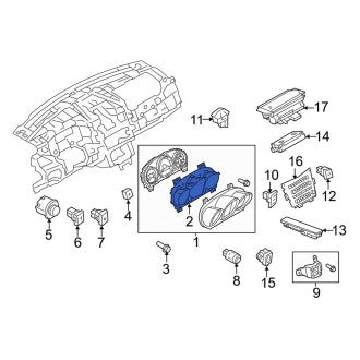 New OEM Instrument Panel Lens Fits, 2010-2012 Lincoln MKT - Part # AE9Z10890A