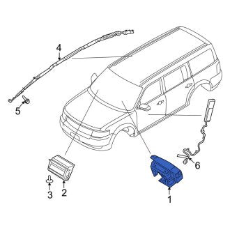 New OEM Steering Wheel Air Bag Fits, 2010 Lincoln MKT - Part # AE9Z54043B13AA