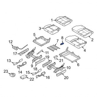 New OEM Center Seat Cushion Spring Fits, 2010-2011 Lincoln MKT - Part # 8A8Z7464646A