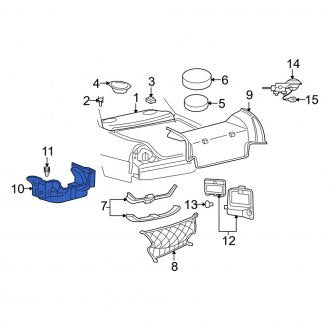 New OEM Rear Forward Floor Carpet Fits, 2008-2011 Mercury Grand Marquis - Part # 8W7Z5445455AA