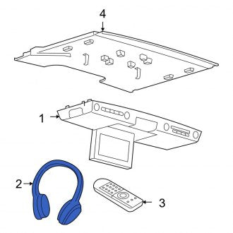 New OEM Headphones Fits, 2004-2006 Ford F-150 - Part # YL1Z18C604AA