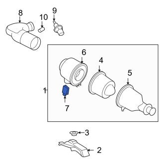 New OEM Mass Air Flow Sensor Fits, 2005-2008 Ford F-150 - Part # 6L3Z12B579A