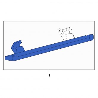 New OEM Right Running Board Fits, 2007-2008 Ford F-150 - Part # 7L3Z16450CA