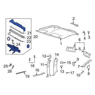 New OEM Floor Jack Fits, 2004-2006 Ford F-150 - Part # 6L3Z17080AB