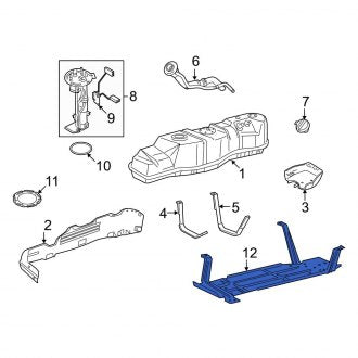 New OEM Fuel Tank Skid Plate Fits, 2007-2008 Ford F-150 - Part # 7L3Z9A147B
