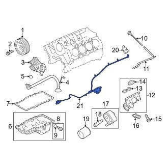 New OEM Engine Heater Cord Fits, 2011-2014 Ford F-150 - Part # AL3Z6B018A