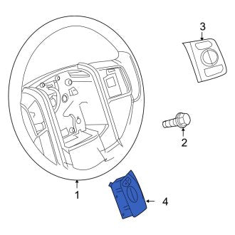 New OEM Left Cruise Control Switch Fits, 2010 Ford F-150 - Part # AL3Z9C888DA