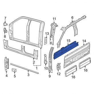New OEM Rear Truck Cab Back Panel Fits, 2010-2014 Ford F-150 - Part # AL3Z16403E32A