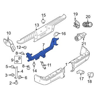 New OEM Bumper Face Bar Reinforcement Beam Fits, 2007-2009 Ford F-150 - Part # 7L3Z17D826C