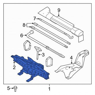 New OEM Floor Jack Fits, 2010-2014 Ford F-150 - Part # AL3Z17080H