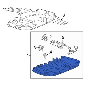 New OEM Overhead Console Fits, 2017-2020 Ford F-150 - Part # HC3Z28519A58KAM