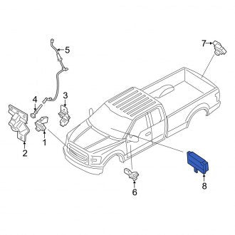 New OEM Parking Aid Control Module Fits, 2017 Ford F-150 - Part # HL3Z19H405A