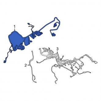 New OEM Instrument Panel Wiring Harness Fits, 2015-2016 Ford F-150 - Part # FL3Z14401N