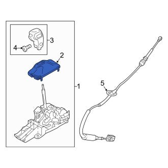 New OEM Automatic Transmission Shift Lever Boot Fits, 2017 Ford F-150 - Part # GL3Z7277JA