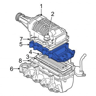 New OEM Upper Engine Intake Manifold Fits, 2001-2004 Ford F-150 - Part # 1L3Z9424DA