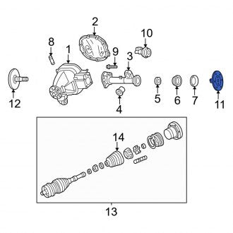 New OEM Front Right Drive Axle Shaft Fits, 1999, 2002 Ford Expedition - Part # 3L3Z3219AA