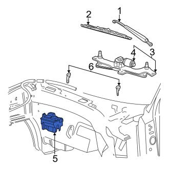 New OEM Washer Fluid Reservoir Fits, 1998-2004 Ford F-150 - Part # 7L3Z17618A