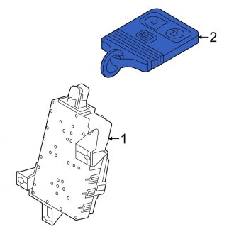New OEM Keyless Entry Transmitter Fits, 2012-2019 Ford E-series - Part # DC2Z15K601A