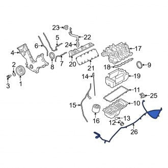 New OEM Engine Wiring Harness Fits, 2013-2014 Ford E-series - Part # CC2Z12A581AXA