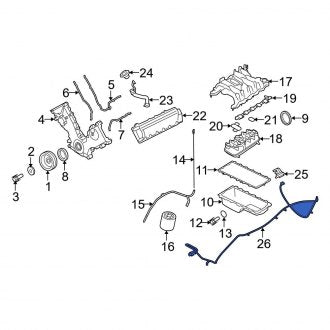New OEM Engine Wiring Harness Fits, 2012 Ford E-series - Part # BC2Z12A581BZA