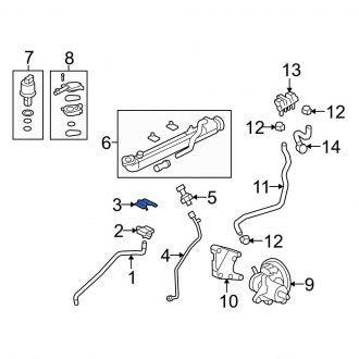 New OEM Manifold Absolute Pressure Sensor Bracket Fits, 2008-2010 Ford E-series - Part # F8UZ9G425AA