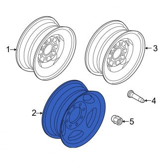 New OEM Wheel Fits, 2008-2010 Ford E-series - Part # AC2Z1007A