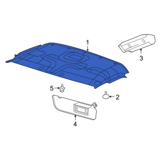 New OEM Front Headliner Fits, 2009 Ford E-series - Part # 9C2Z1651940GB