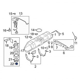 New OEM Fuel Water Separator Fuel Bowl Drain Plug Fits, 2008-2010 Ford E-series - Part # 4C2Z9J305AA