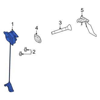 New OEM Rear Spare Tire Hoist Fits, 2009-2010 Ford E-series - Part # 9C2Z1A131A