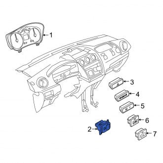 New OEM Headlight Switch Fits, 2011-2013 Ford Transit Connect - Part # BT1Z11654A