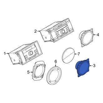 New OEM Speaker Fits, 2010-2013 Ford Transit Connect - Part # 9T1Z18808A