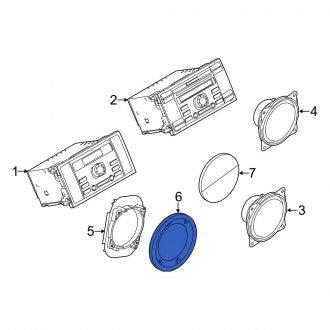 New OEM Radio Bezel Fits, 2011-2012 Ford Transit Connect - Part # 9T1Z18842BB