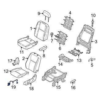 New OEM Right Seat Wire Fits, 2010-2013 Ford Transit Connect - Part # 9T1Z14A699C