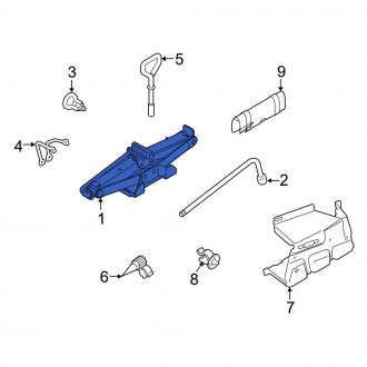 New OEM Floor Jack Fits, 2010-2013 Ford Transit Connect - Part # 2T1Z17080A