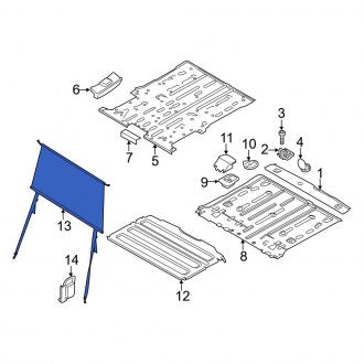 New OEM Rear Cargo Net Fits, 2014-2023 Ford Transit Connect - Part # DT1Z1746046AA