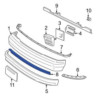 New OEM Front Spoiler Fits, 2002-2003 Ford E-series - Part # F7UZ15001A06BA