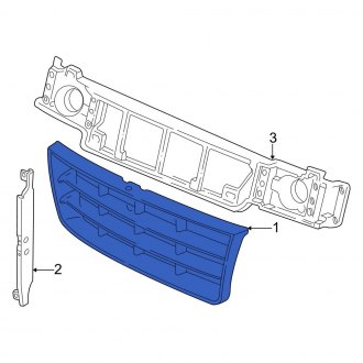 New OEM Front Grille Fits, 2003 Ford E-series - Part # 2C2Z8200BAA