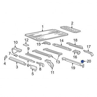 New OEM Floor Sill Spacer Fits, 2005-2007 Ford E-series - Part # 5C2Z15113B32AA