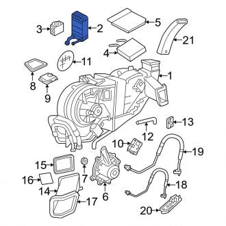 New OEM Rear A/C Evaporator Core Fits, 2004 Ford Expedition - Part # 5L1Z19860AA