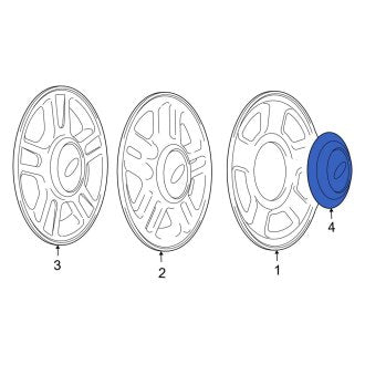 New OEM Wheel Cover Fits, 2003-2006 Ford Expedition - Part # 4L1Z1130AA
