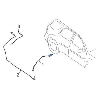 New OEM Antenna Cable Fits, 2007-2017 Ford Expedition - Part # 7L1Z18K891A