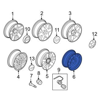 New OEM Wheel Fits, 2007-2010 Ford Expedition - Part # 7L1Z1007C