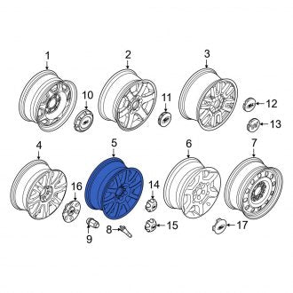 New OEM Wheel Fits, 2011-2014 Ford Expedition - Part # BL1Z1007A