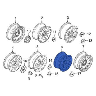 New OEM Wheel Fits, 2013-2015 Ford Expedition - Part # CL1Z1007A
