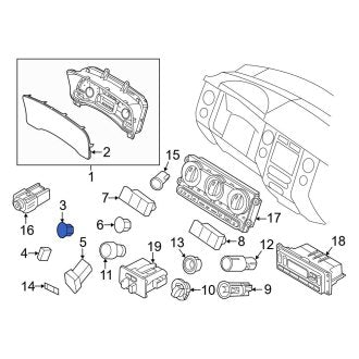 New OEM Headlight Switch Fits, 2007-2014 Ford Expedition - Part # 7L1Z11654BA