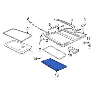 New OEM Sunroof Cover Fits, 2011-2014 Ford Expedition - Part # BL3Z78519A02AE