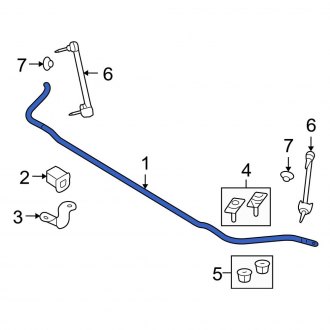 New OEM Rear Suspension Stabilizer Bar Fits, 2007-2014 Ford Expedition - Part # 8L1Z5A772B