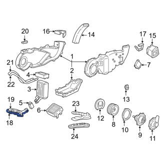 New OEM Rear Auxiliary A/C Evaporator Hose Assembly Fits, 1997-2001 Ford Expedition - Part # F75Z19835DD